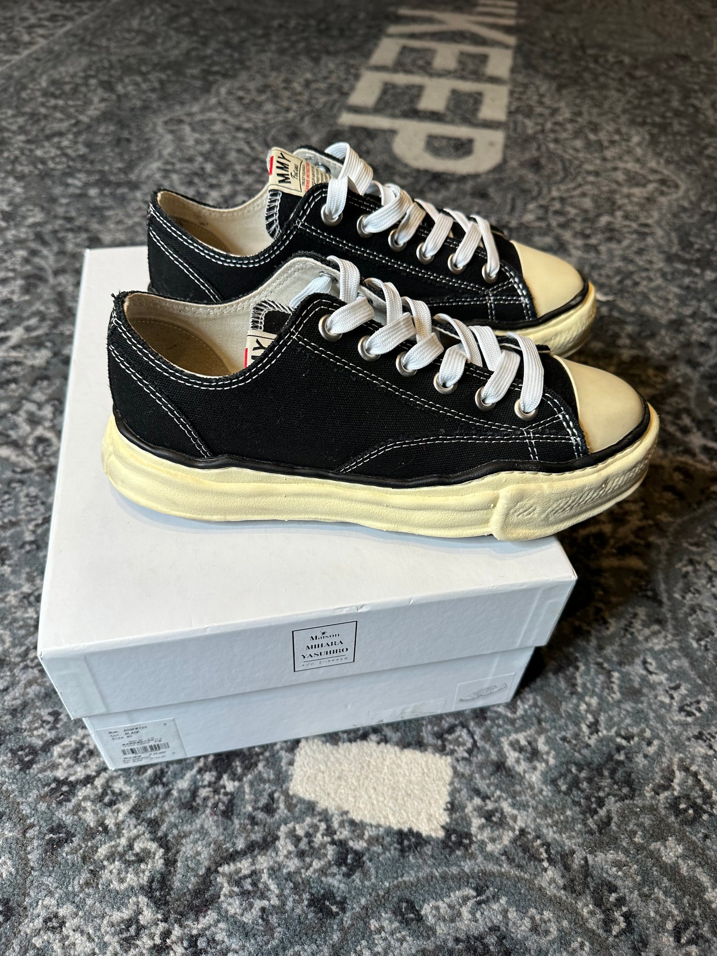 Maison Mihara Yasuhiro Peterson Sole Canvas Clean OG Size 7