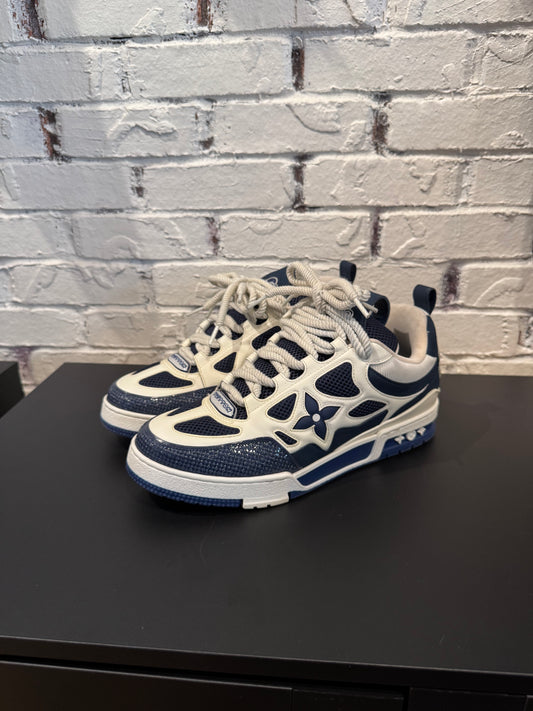 Louis Vuitton Skate Sneaker Navy Snake Skin (Size 10.5-11 US) (9.5LV) PO NB