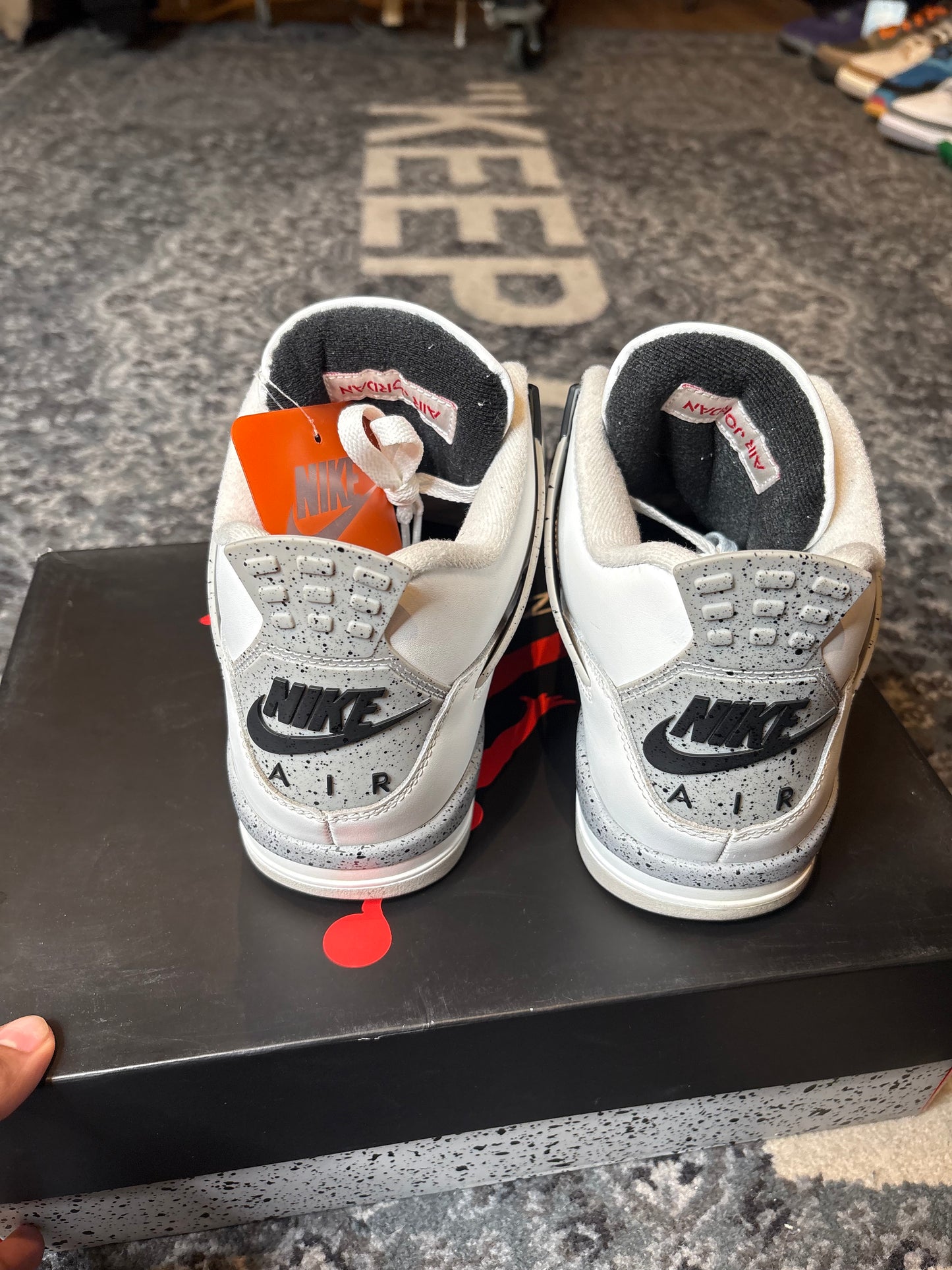 Jordan 4 Retro “White Cement” Clean Og Size 10