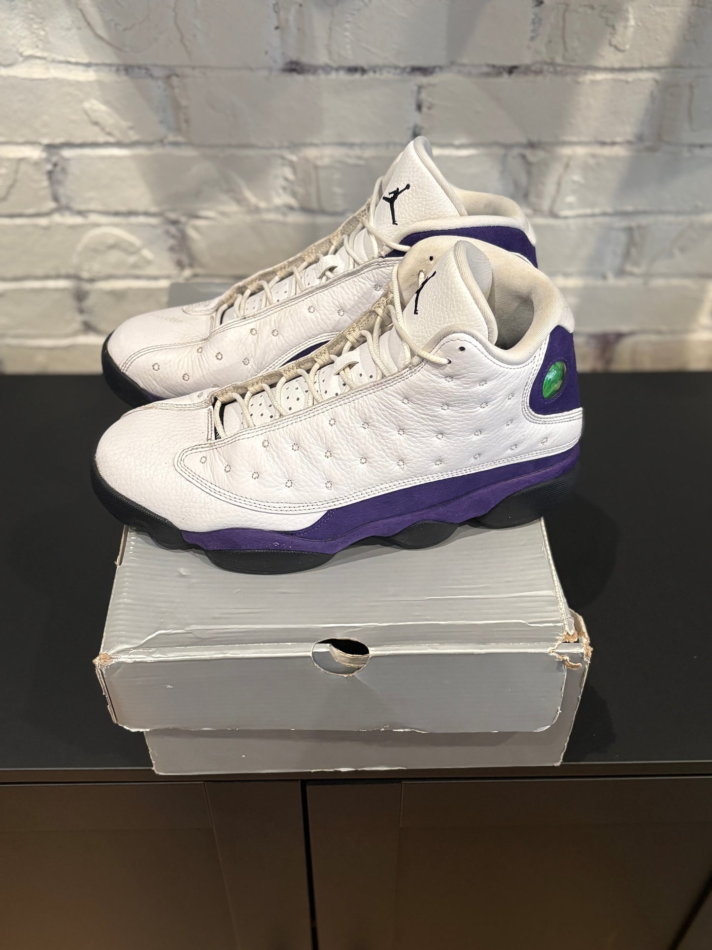 Jordan 13 ‘Lakers’ Clean Og box size 12