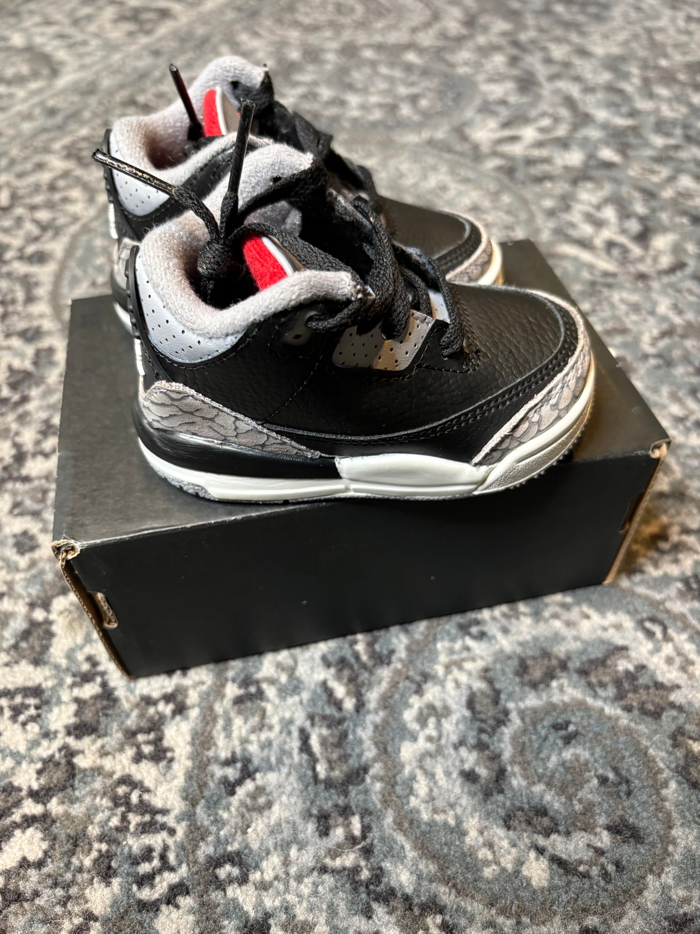 Jordan 3 Retro “Black Cement” Clean Og Size 4C