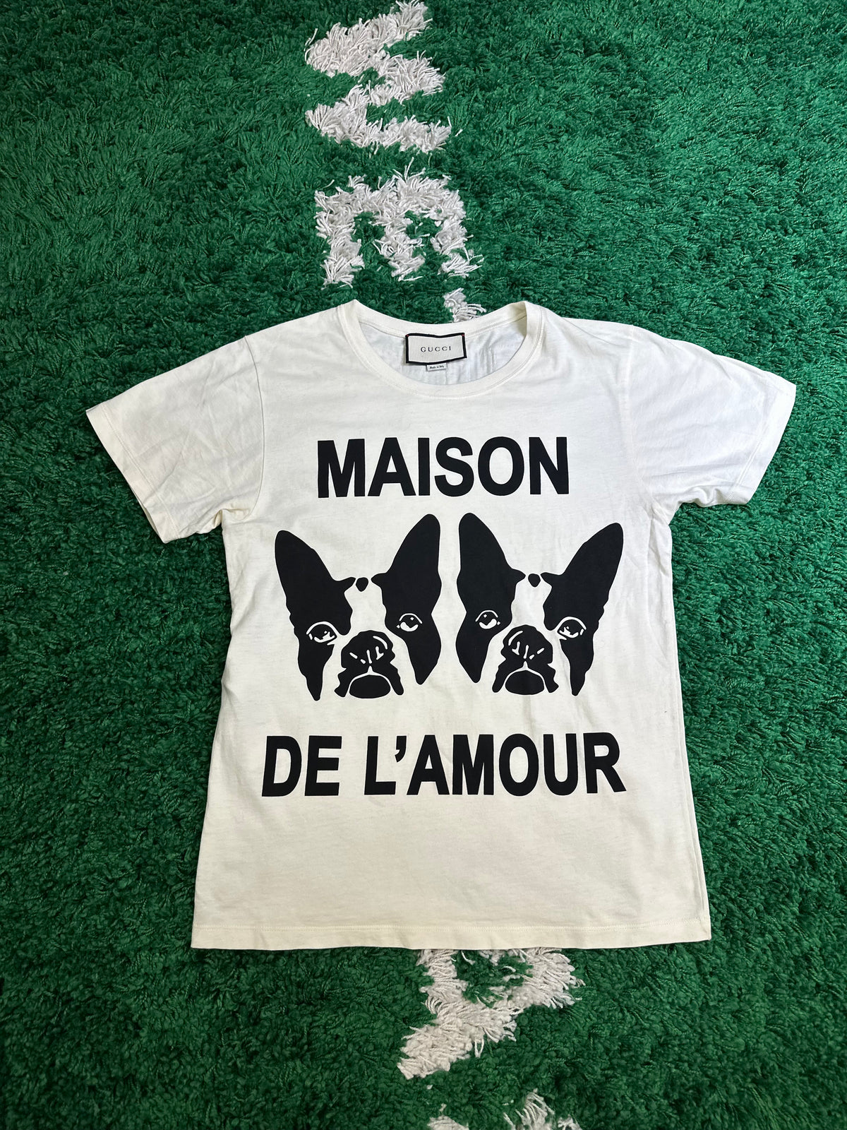 Gucci Dog Tee Size Small