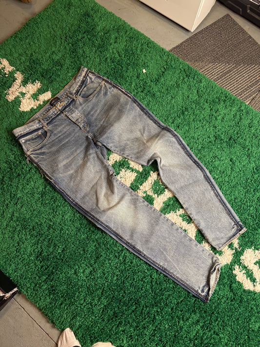 Purple Jeans Light Wash Size 38