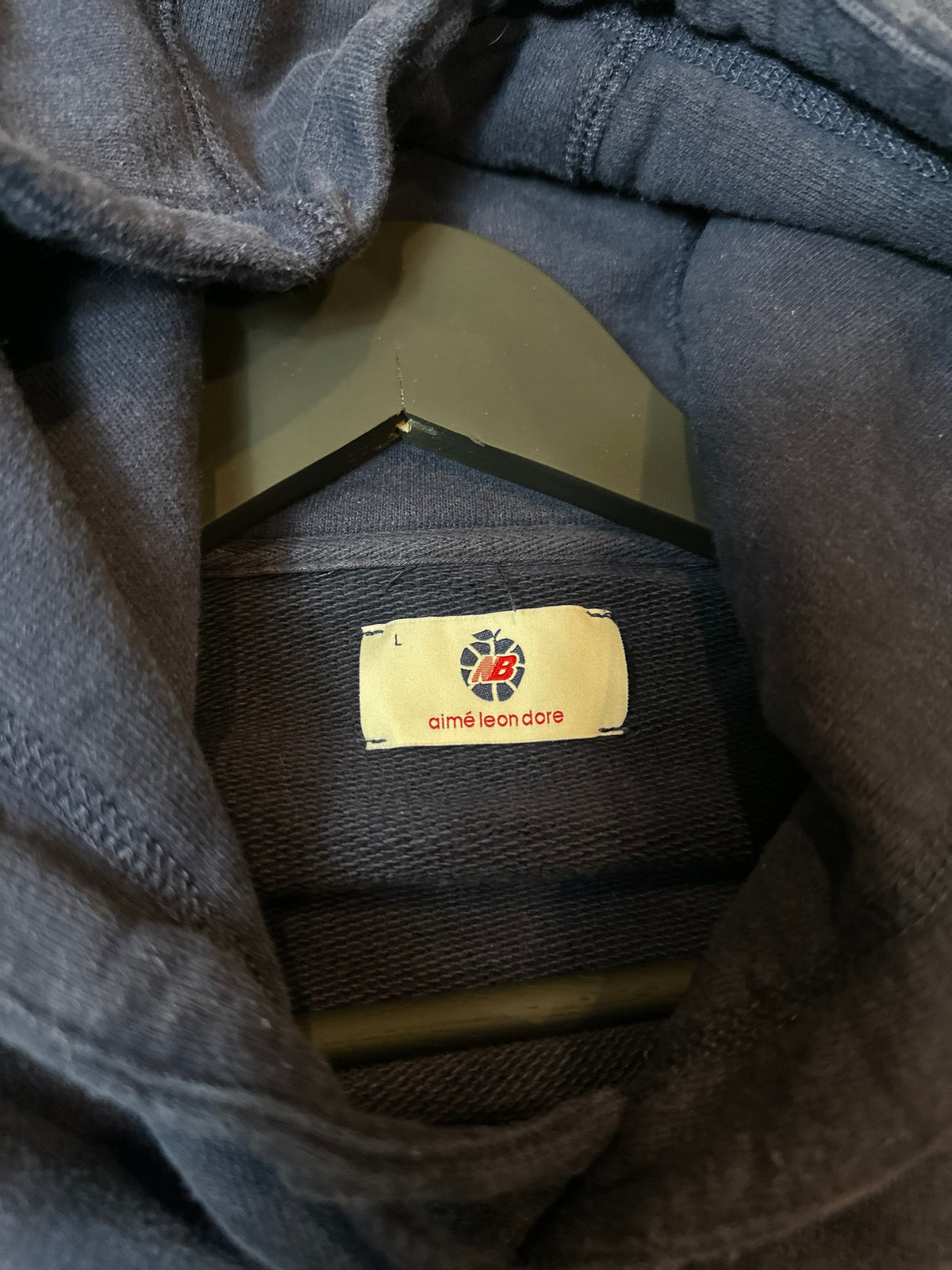 Aime Leon Dore Hoodie Navy Size Large