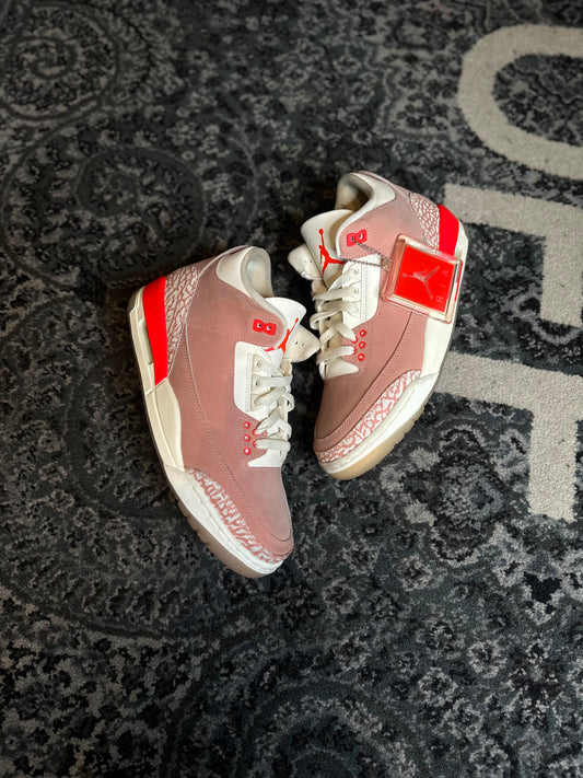 Jordan 3 Retro “Rust Pink” Clean Nb Size 8M/9.5W