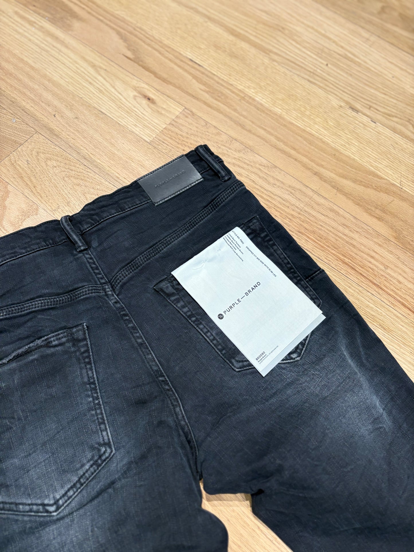 Purple Jeans “Black Washed Blowout” DS