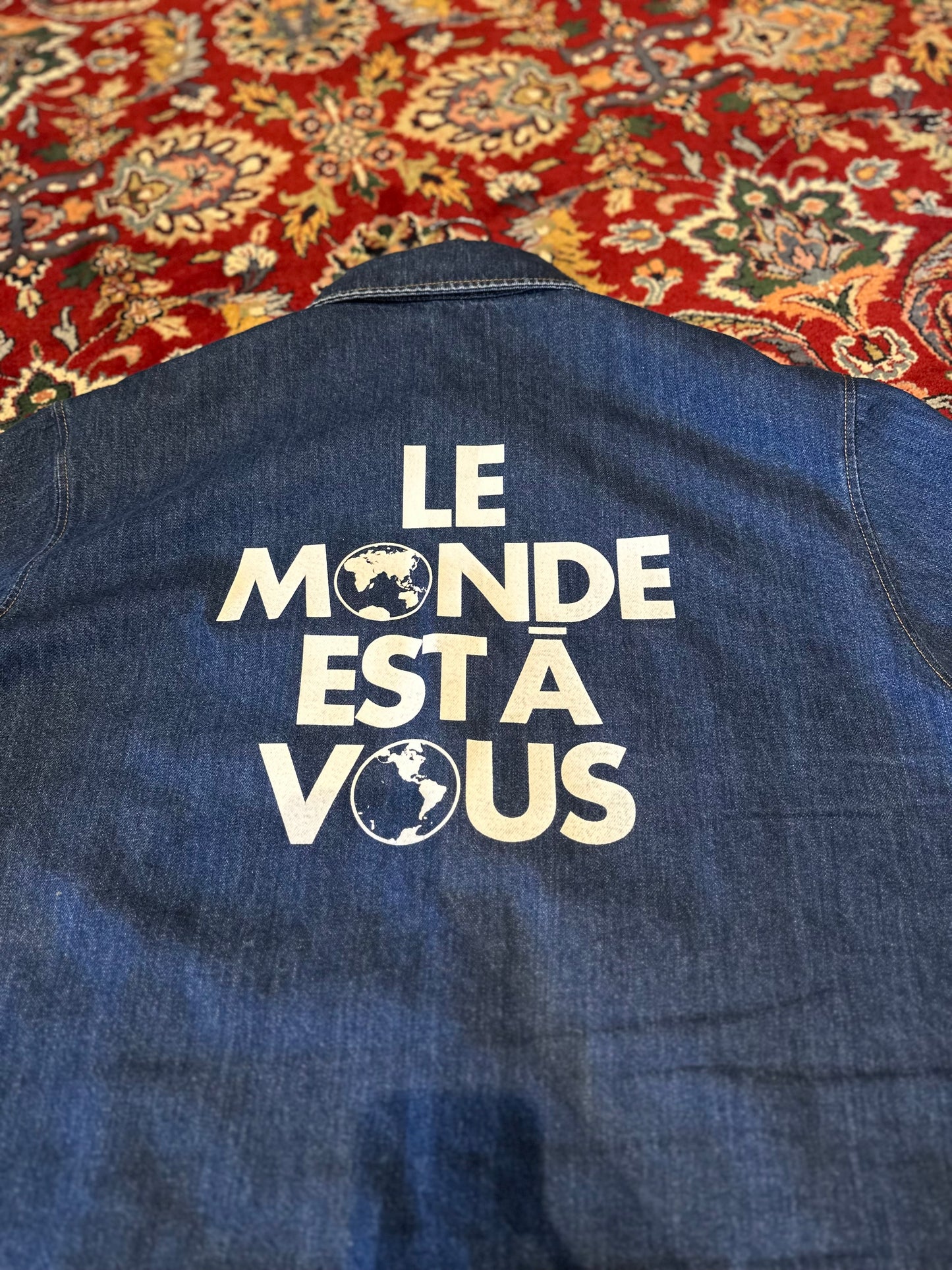 Louis Vuitton Denim Button Down Size 5L