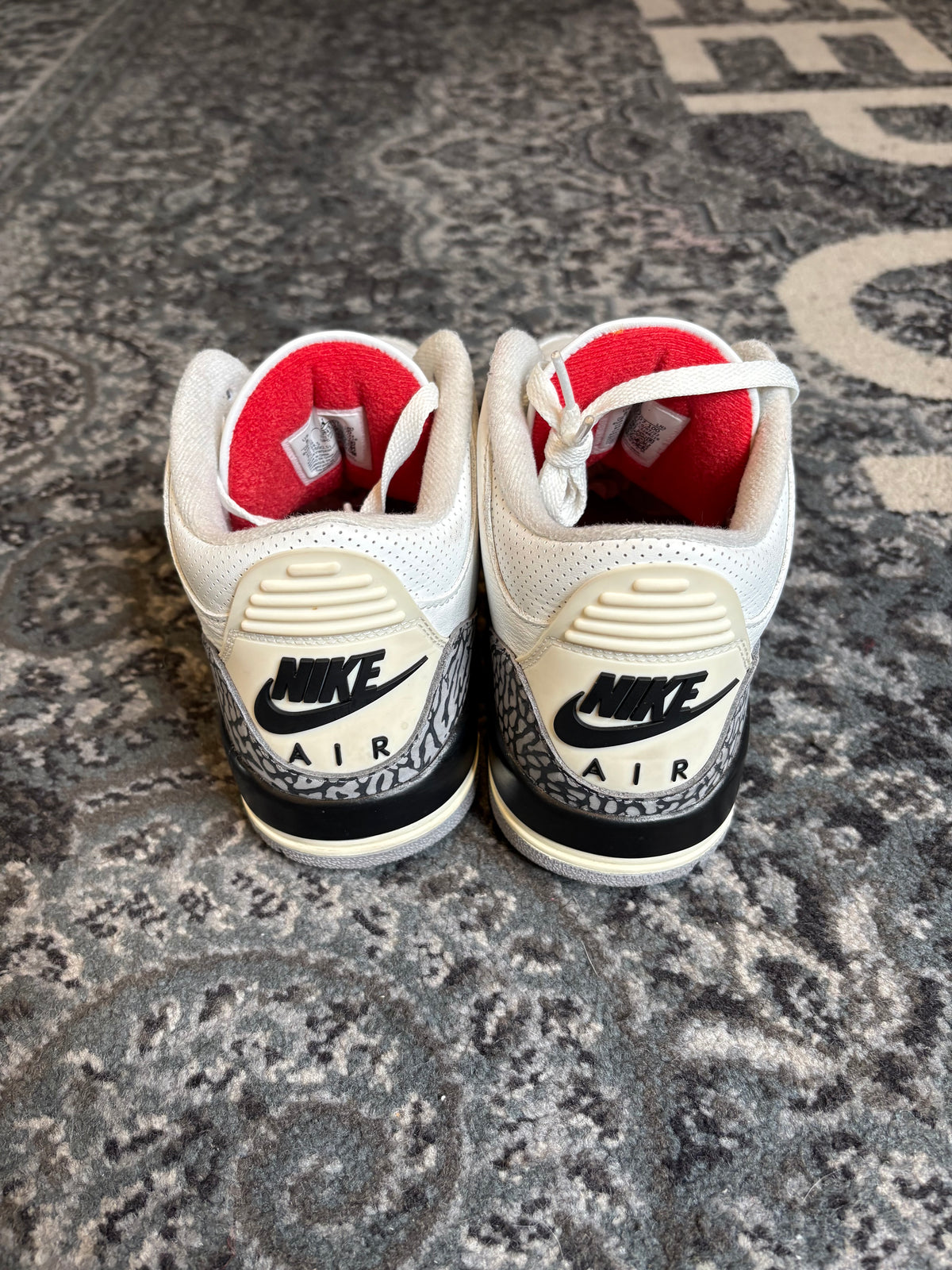 Jordan 3 Retro “White Cement Reimagined” Clean Nb Size 8