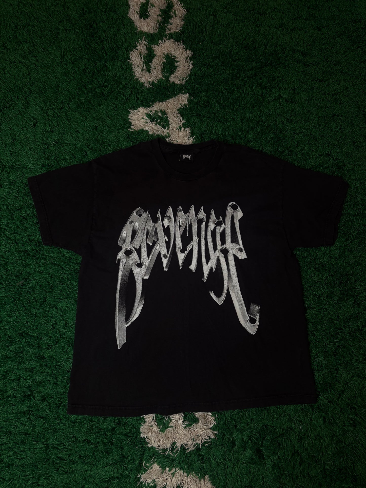 Revenge Tee Black Skull Size XL