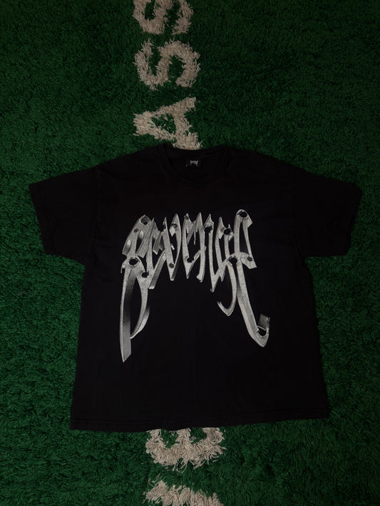 Revenge Tee Black Skull Size XL