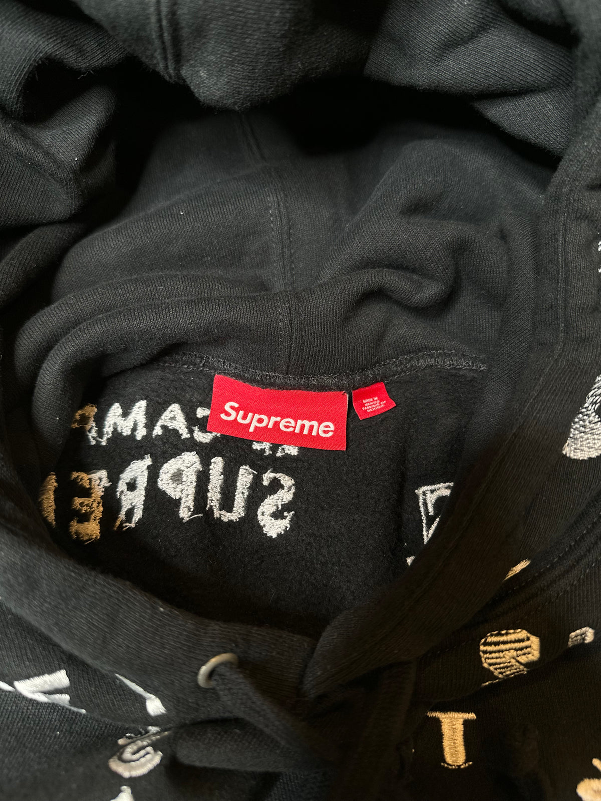 Supreme Too Deadly Hoodie Size XL