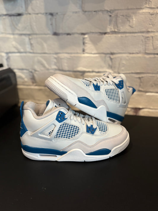 Jordan 4 Retro Military Blue Clean NB Size 7y