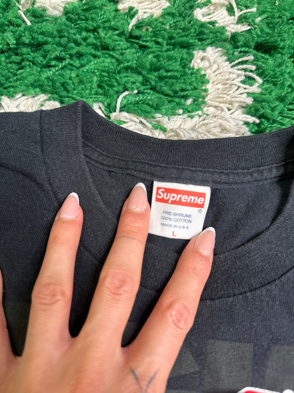 Supreme Regime Tee Black Size Large