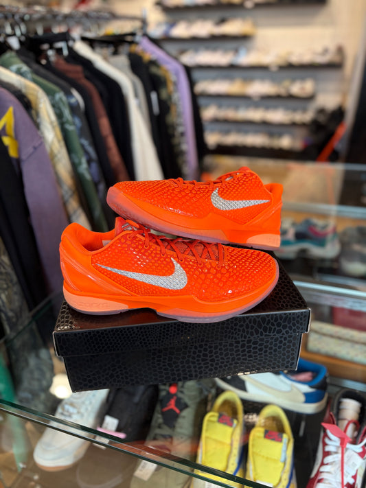 Kobe 6 Protro Total Orange VNDS Size 12.5