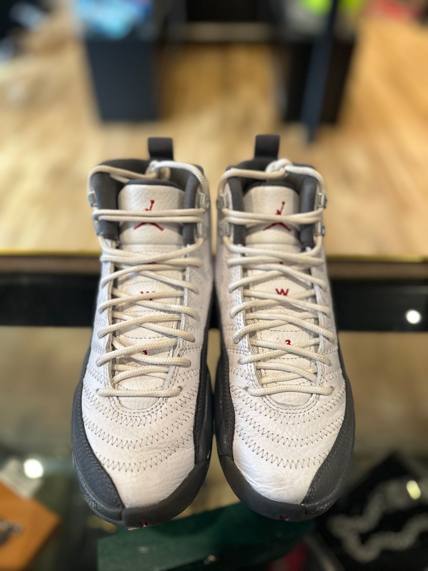 Jordan 12 White Grey Sz 5.5 Clean OG All