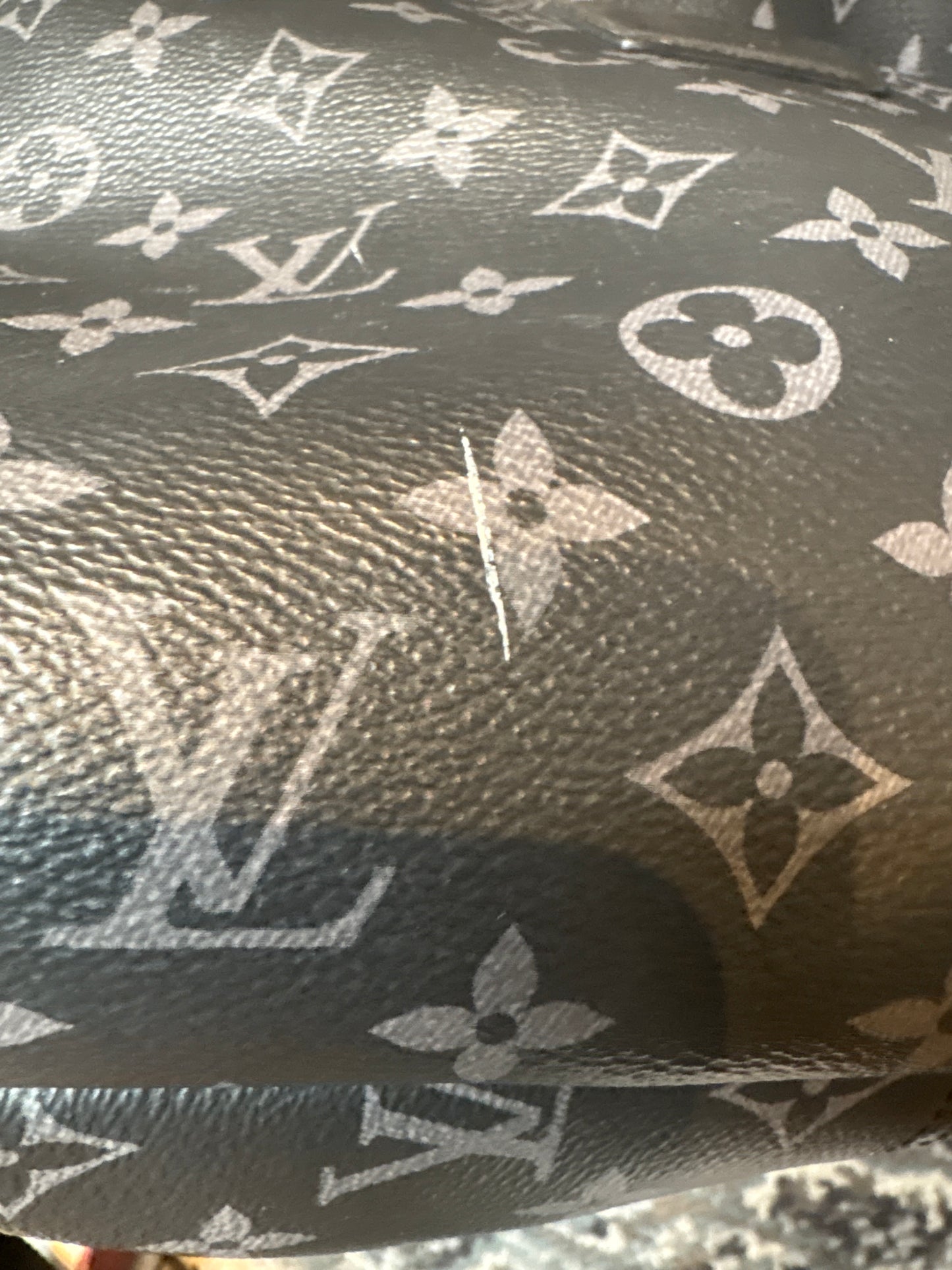 LV Backpack Black Monogram