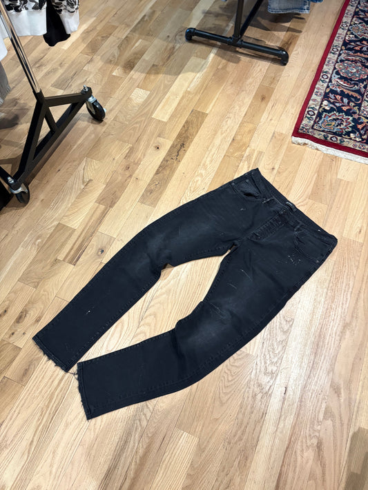 Purple Jeans Black Size 36