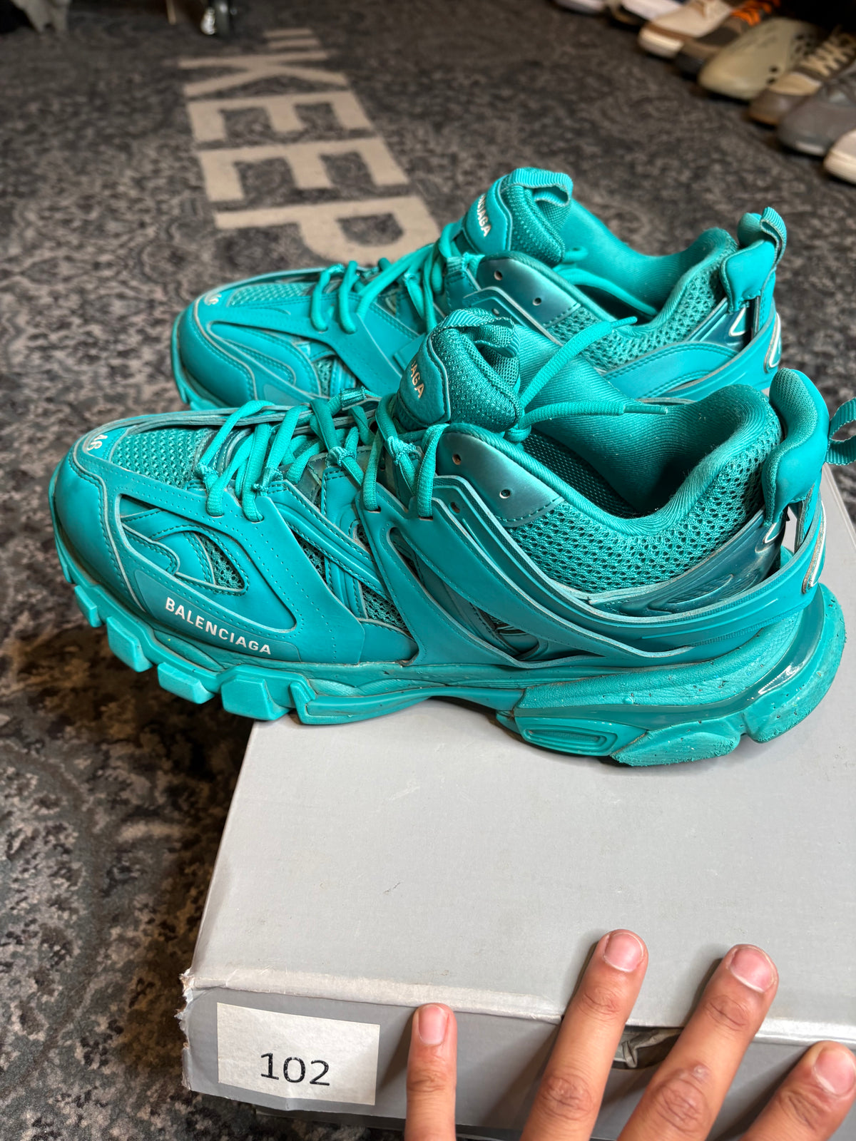 Balenciaga Track “Dark Turquoise” Clean Og Size 13 (46 EU)