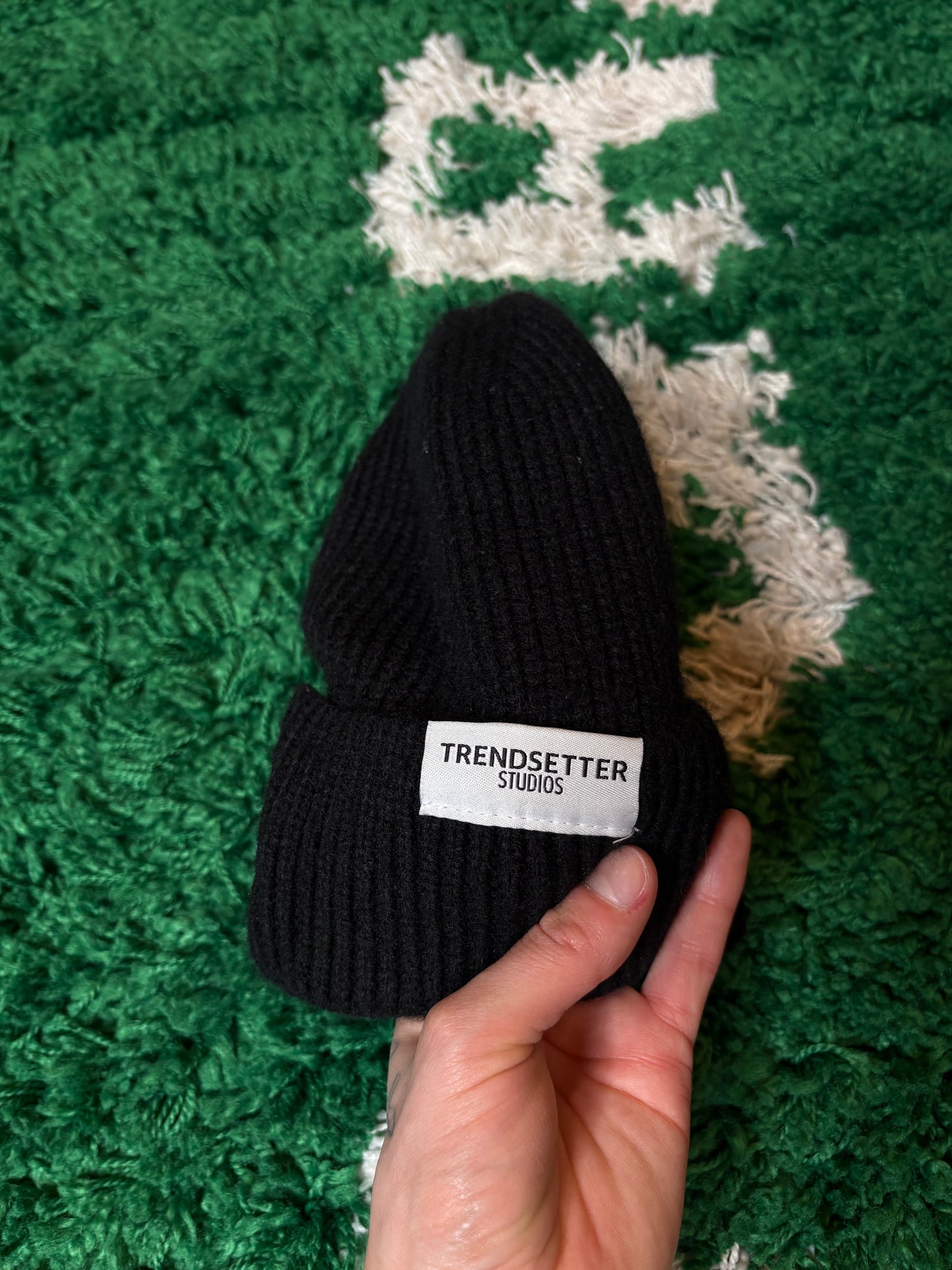 Trendsetter Goggle Beanie Black