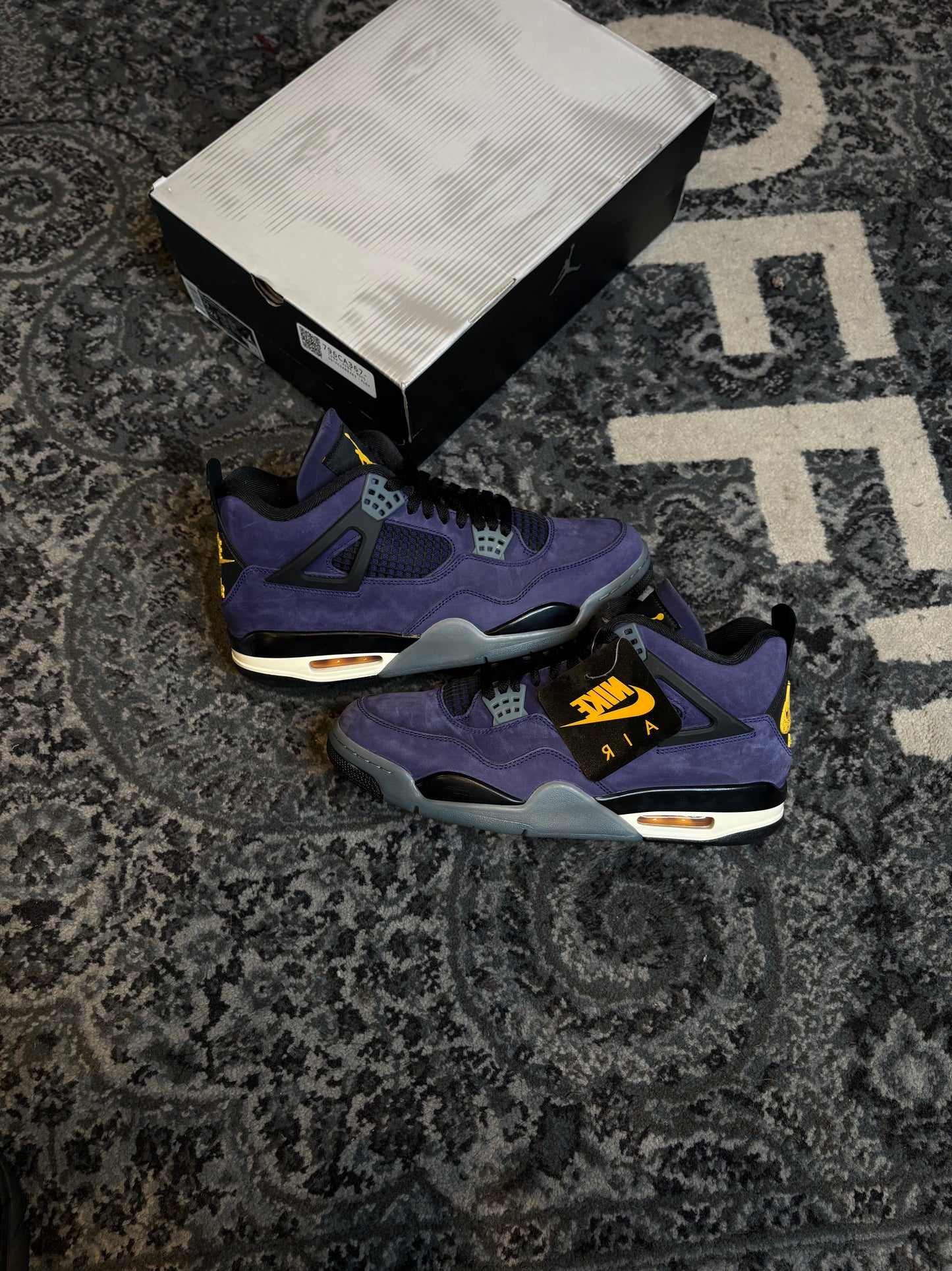 Jordan 4 Retro “Lakers” Clean Og Size 11
