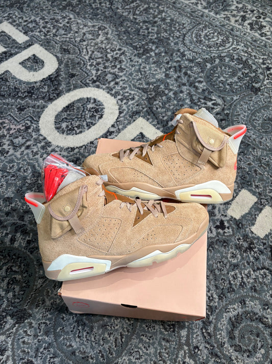 Jordan 6 Retro Travis Scott Khaki DS OG Size 12
