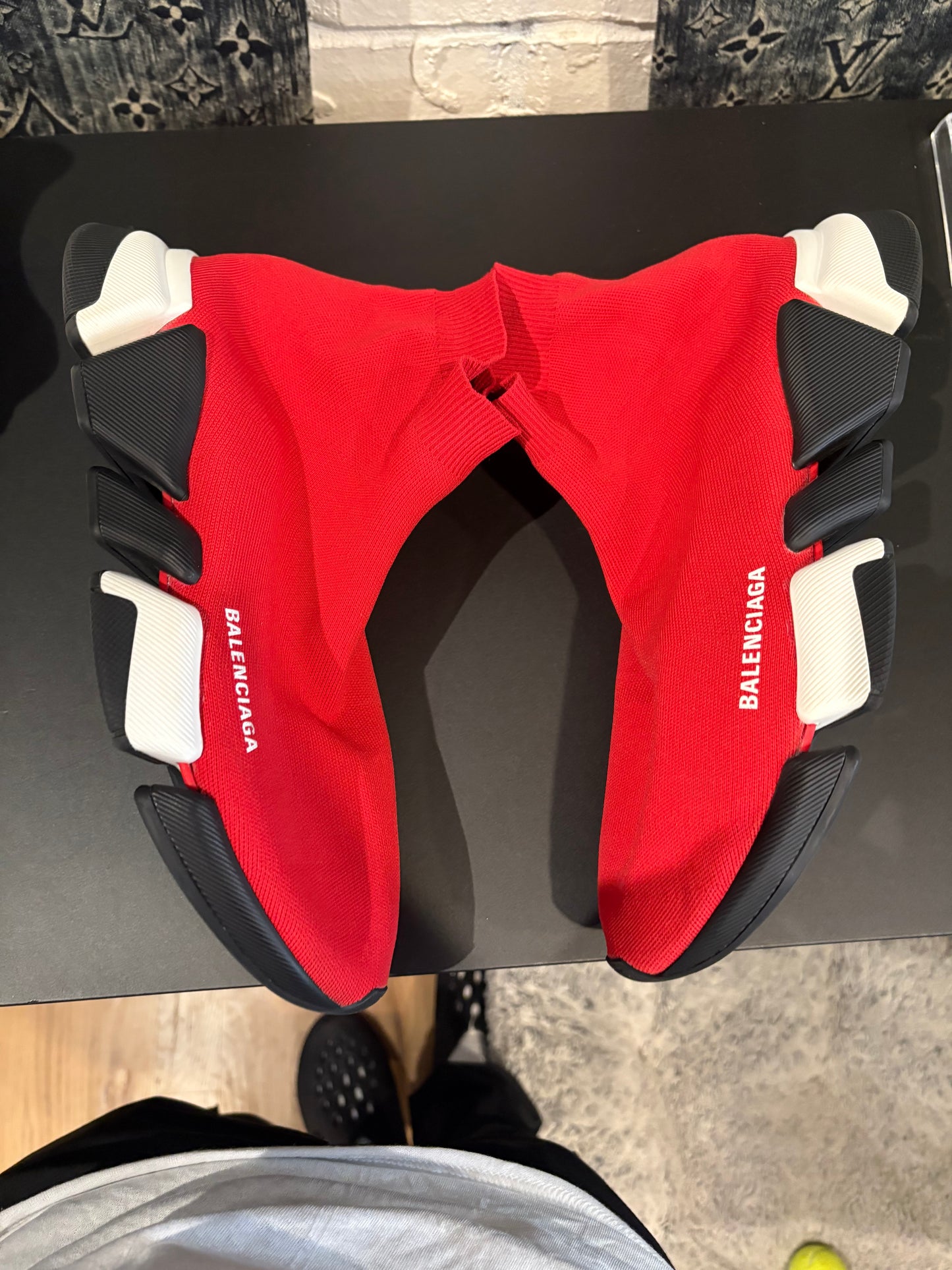 Balenciaga Speed Trainer “Red” CLEAN NB SIZE 11.5(45EU)