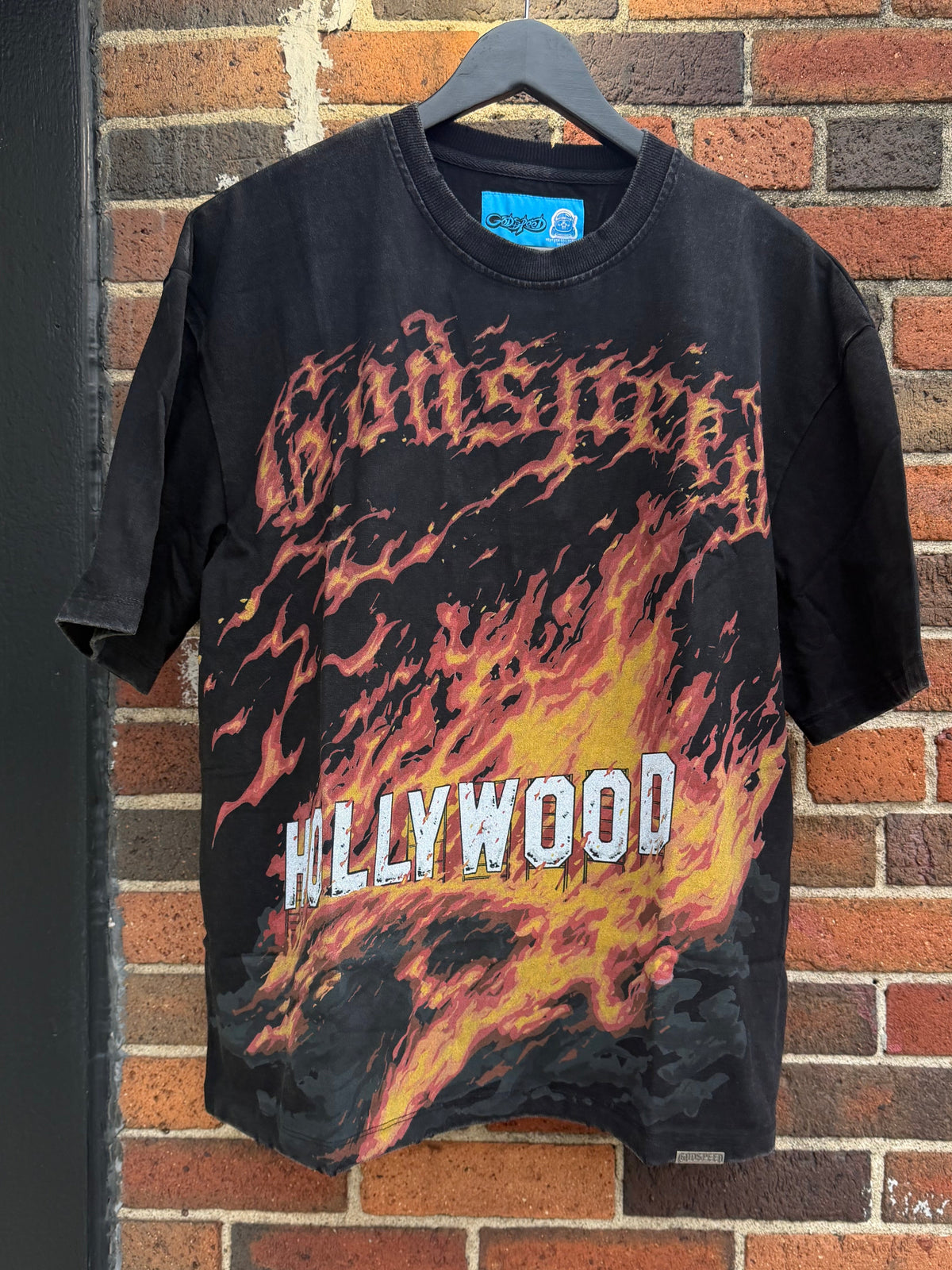 Godspeed Hollywood Inferno Tee Black DS