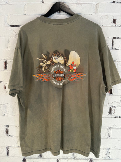 Vintage Harley Taz Tee Sz 2XL