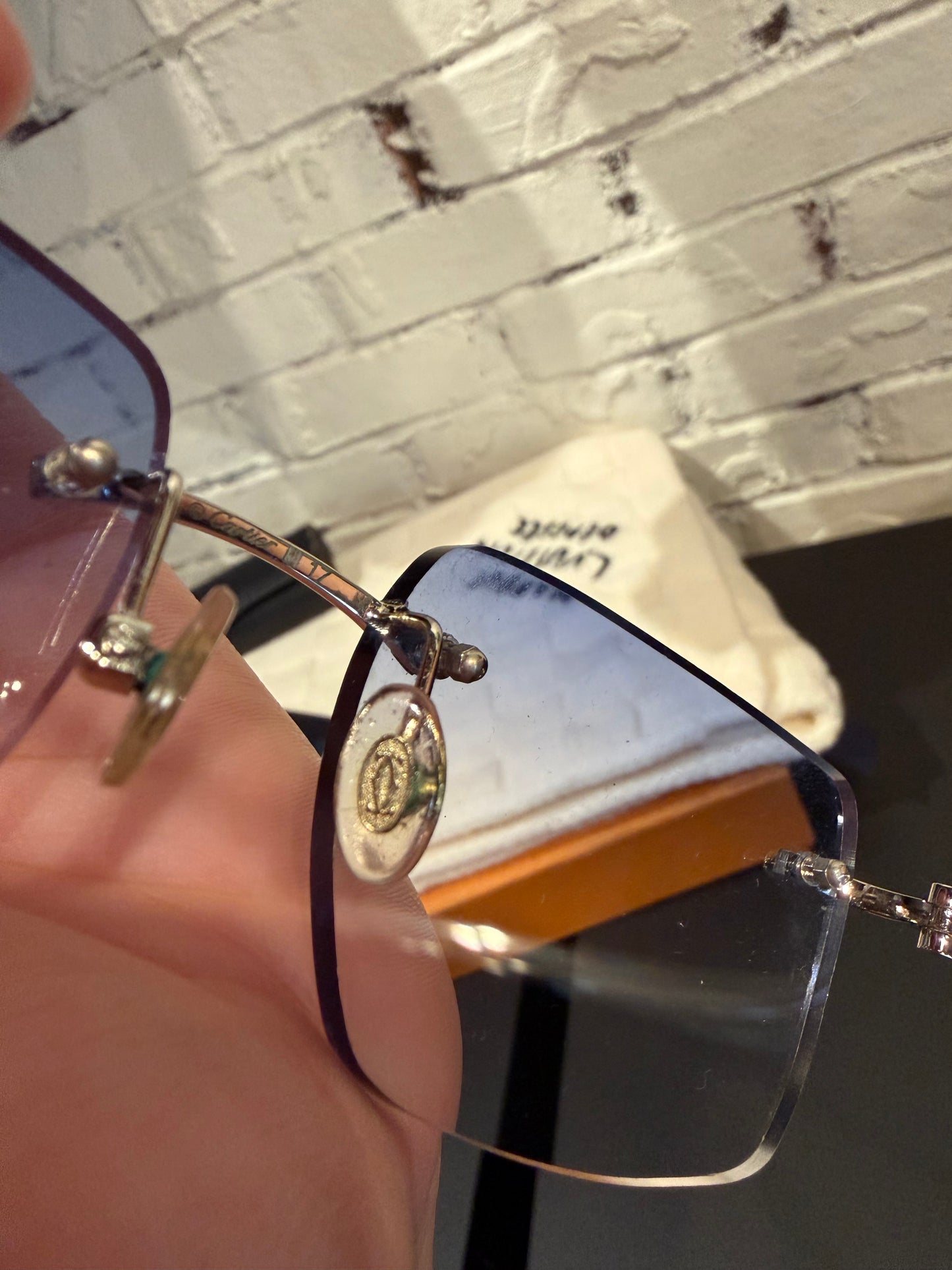 Cartier Blue Sunglasses