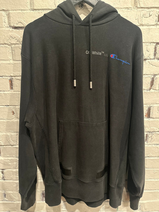 Off-White Champion Hoodie PO Sz XL