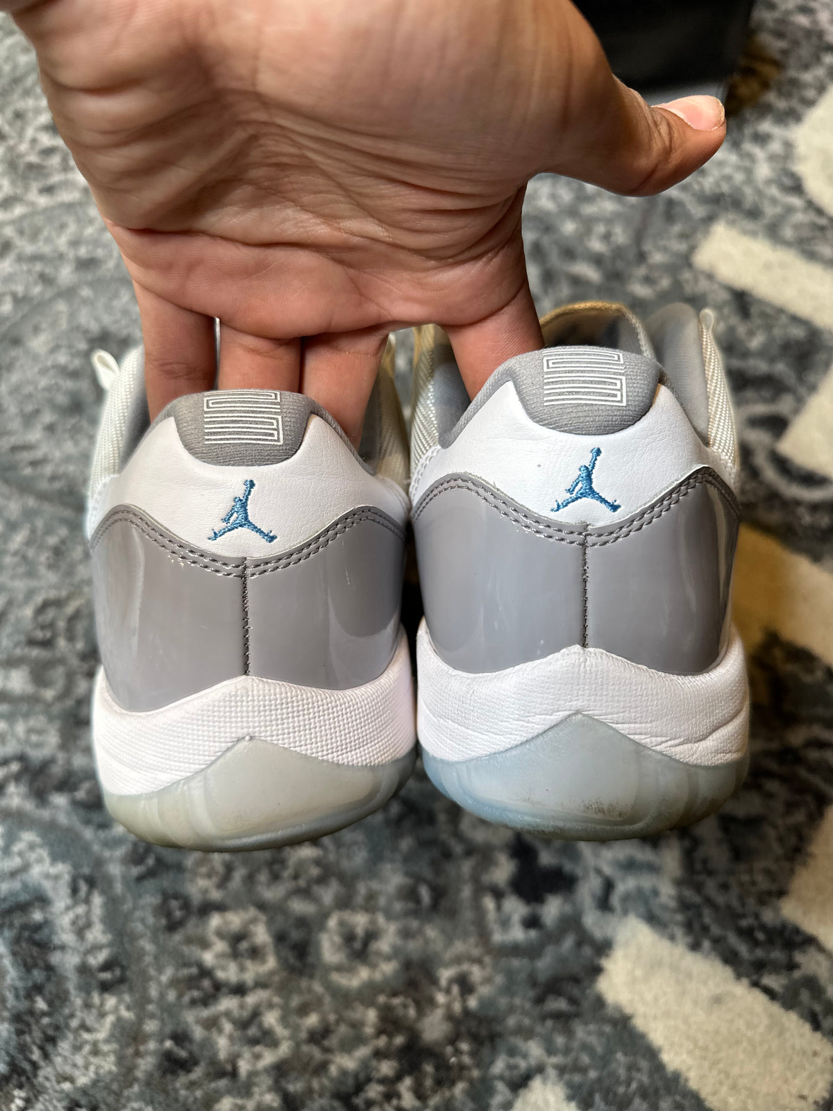 Jordan 11 Retro Low “Cement Grey” Clean Og Size 9.5