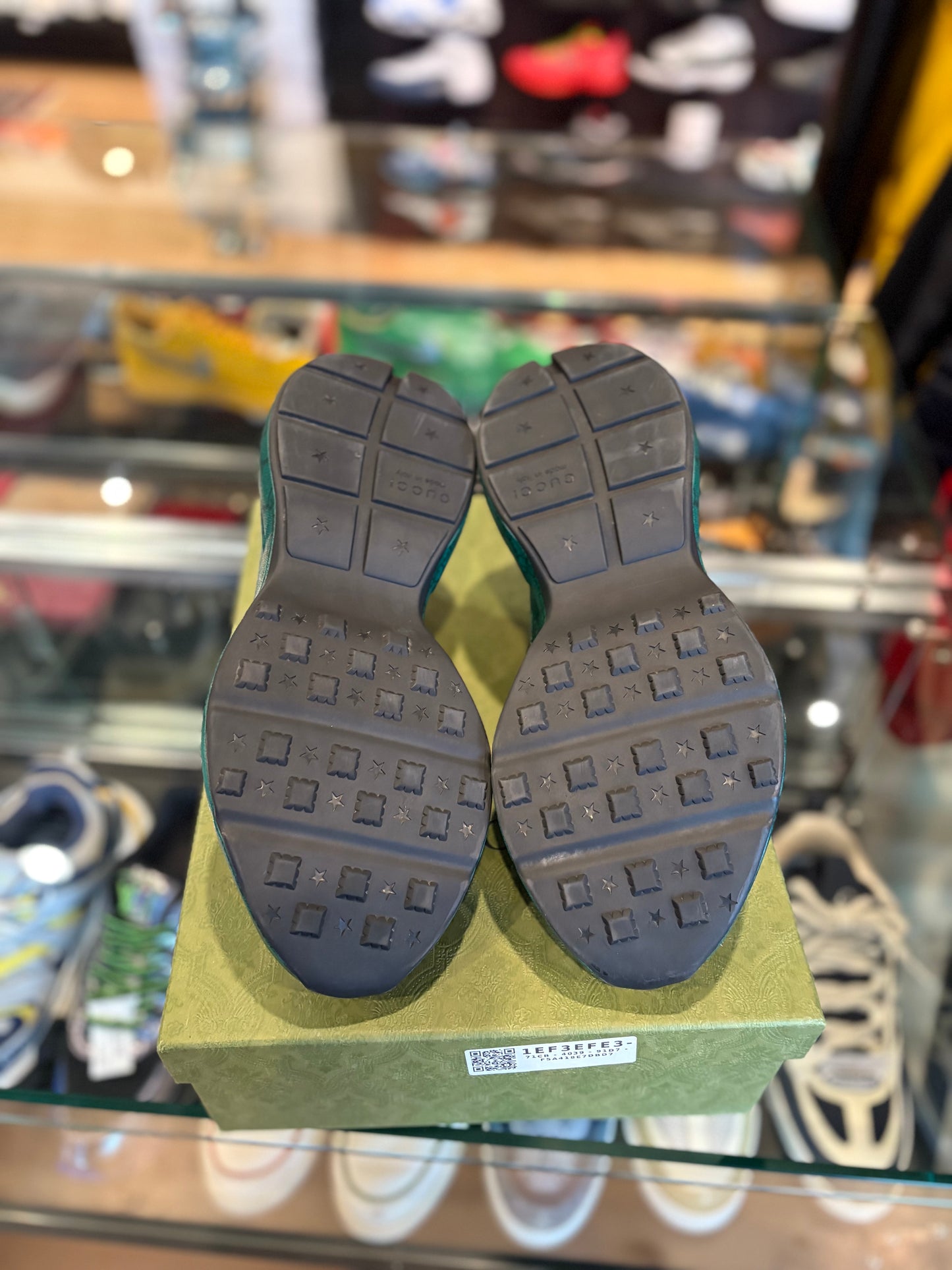 Gucci rython monogram green