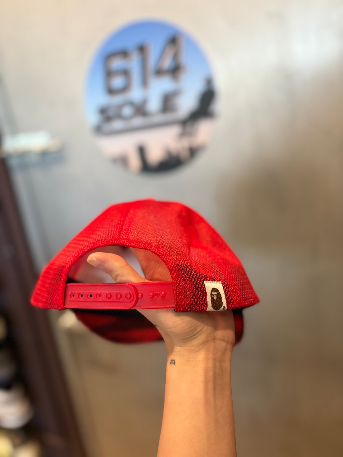 Bape Trucker Red