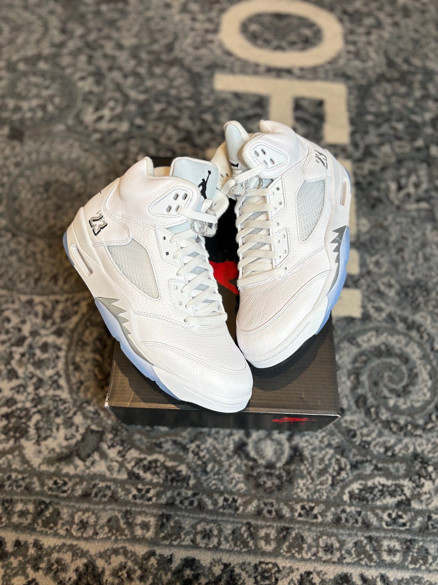 Jordan 5 Retro “White Metallic” DS OG SIZE 9