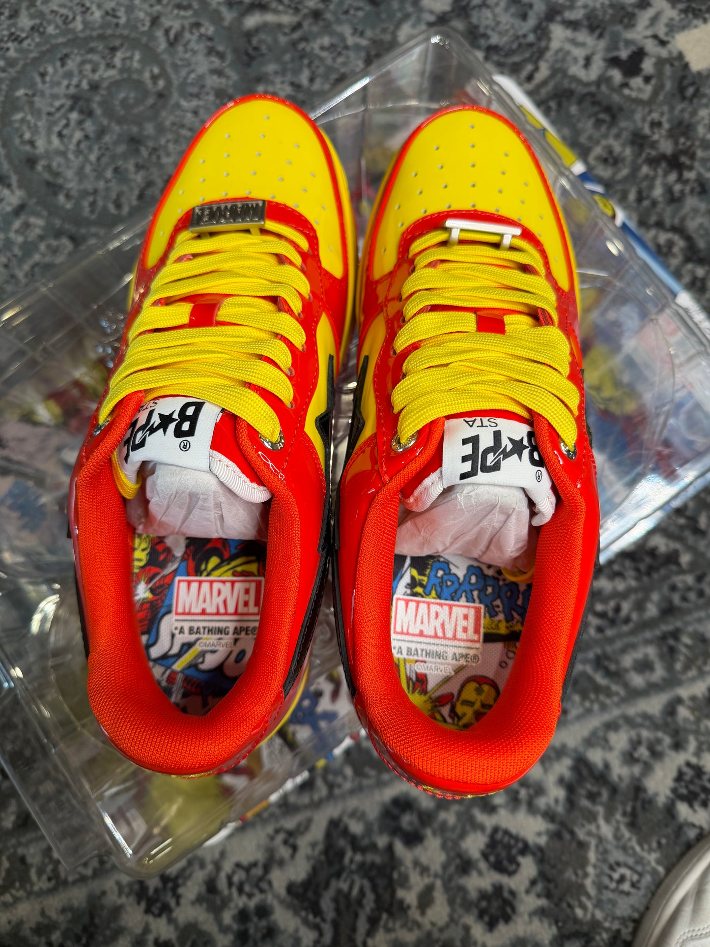 Bapesta x Marvel ‘Iron Man’ Size 9.5 DS OG