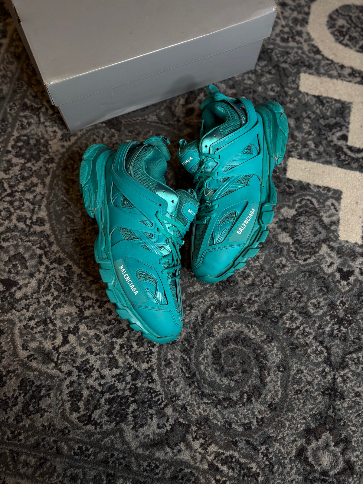 Balenciaga Track “Dark Turquoise” Clean Og Size 13 (46 EU)
