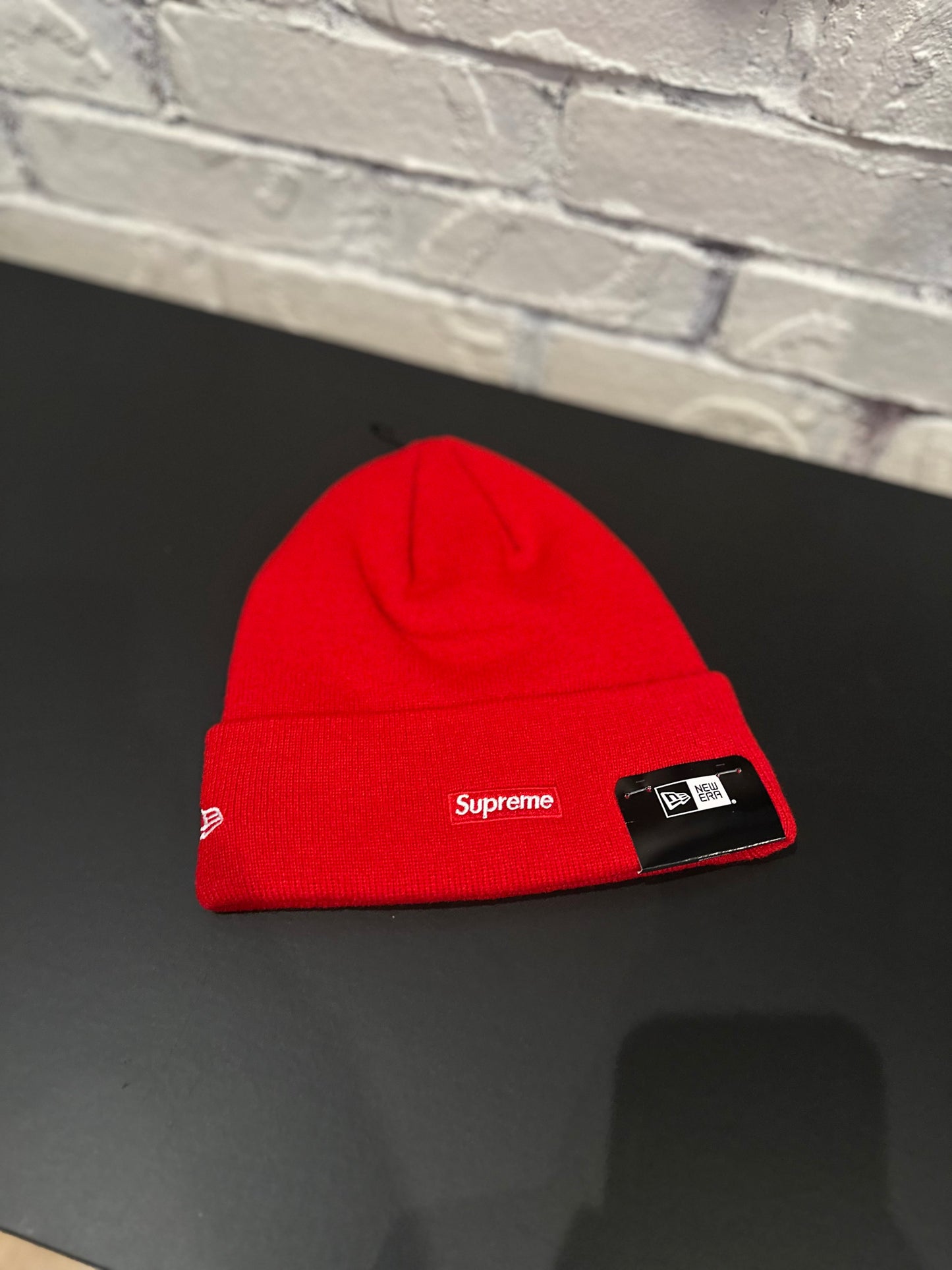 Supreme Red Script Beanie DS