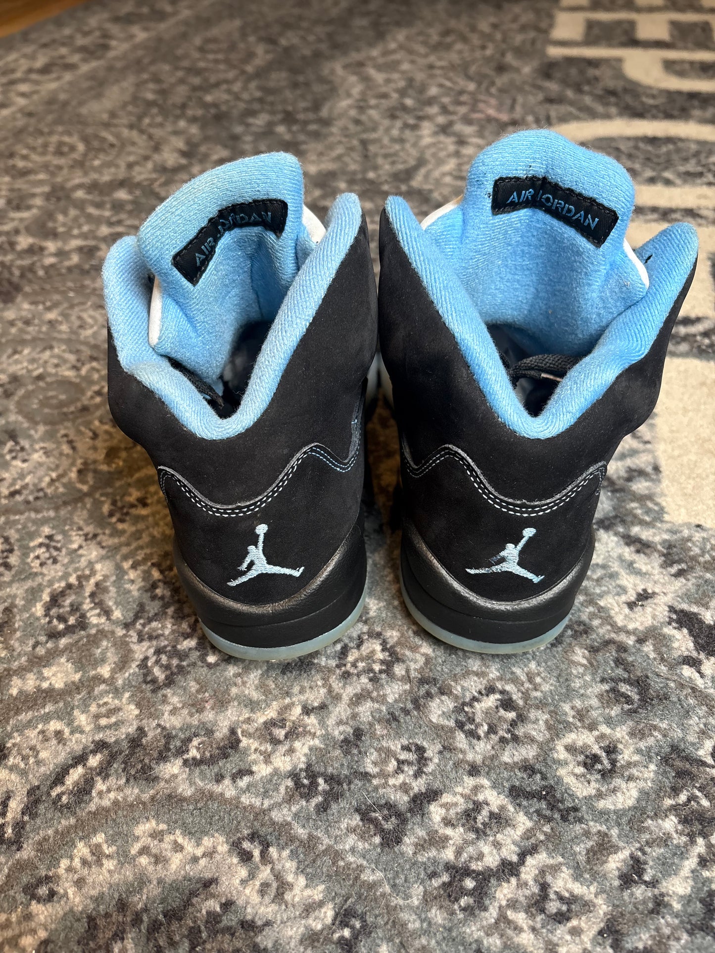 Jordan 5 Retro “Black University Blue” Clean Nb Size 6.5Y