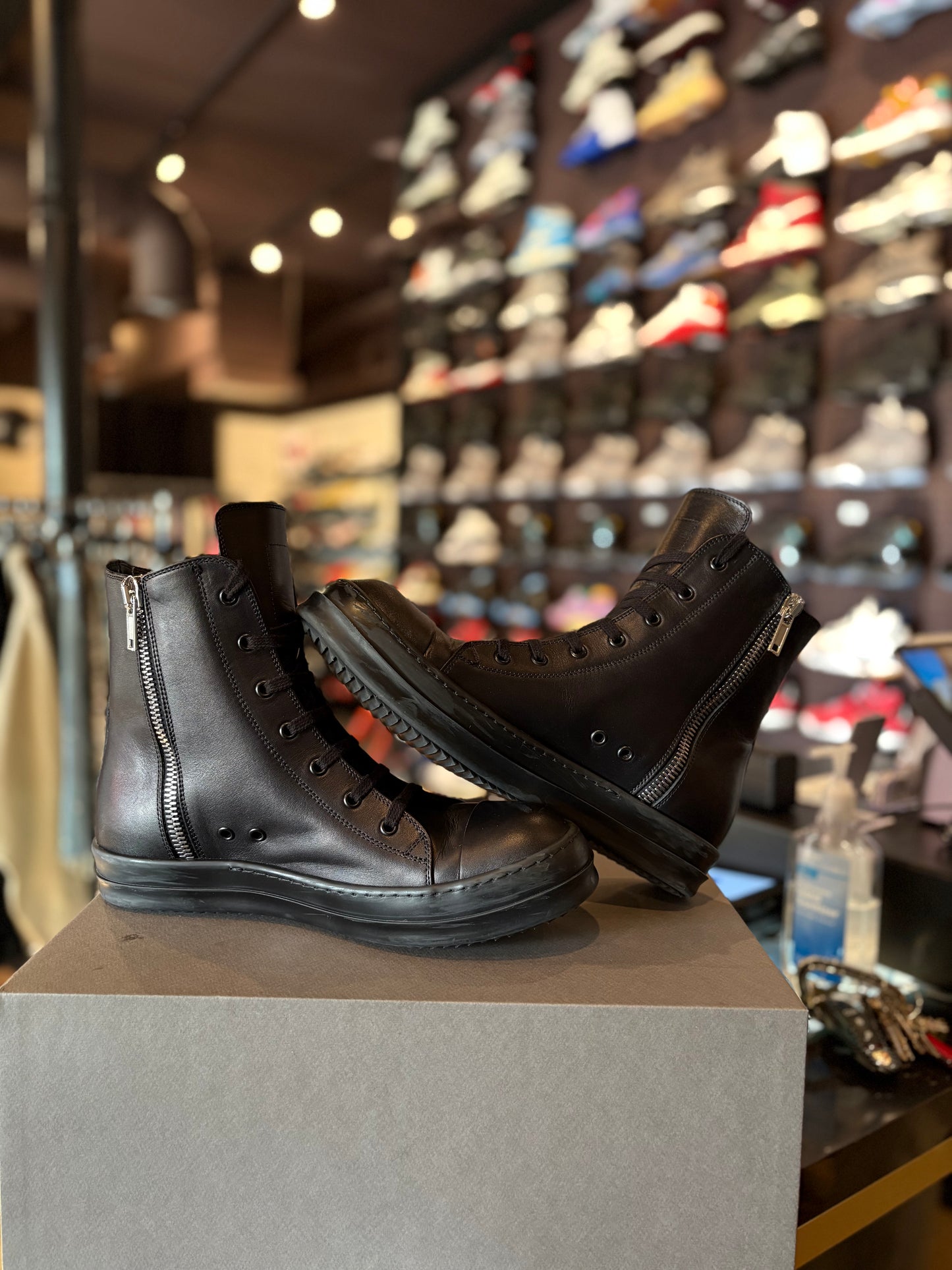 Rick Owen’s Triple Black Ramones High Clean OG Size 43.5 (10.5 US)