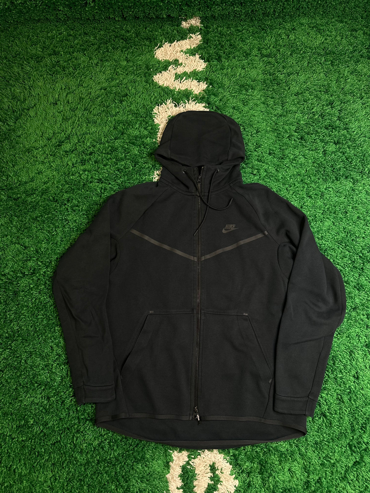 Nike Tech Zip Hoodie Black Size Large