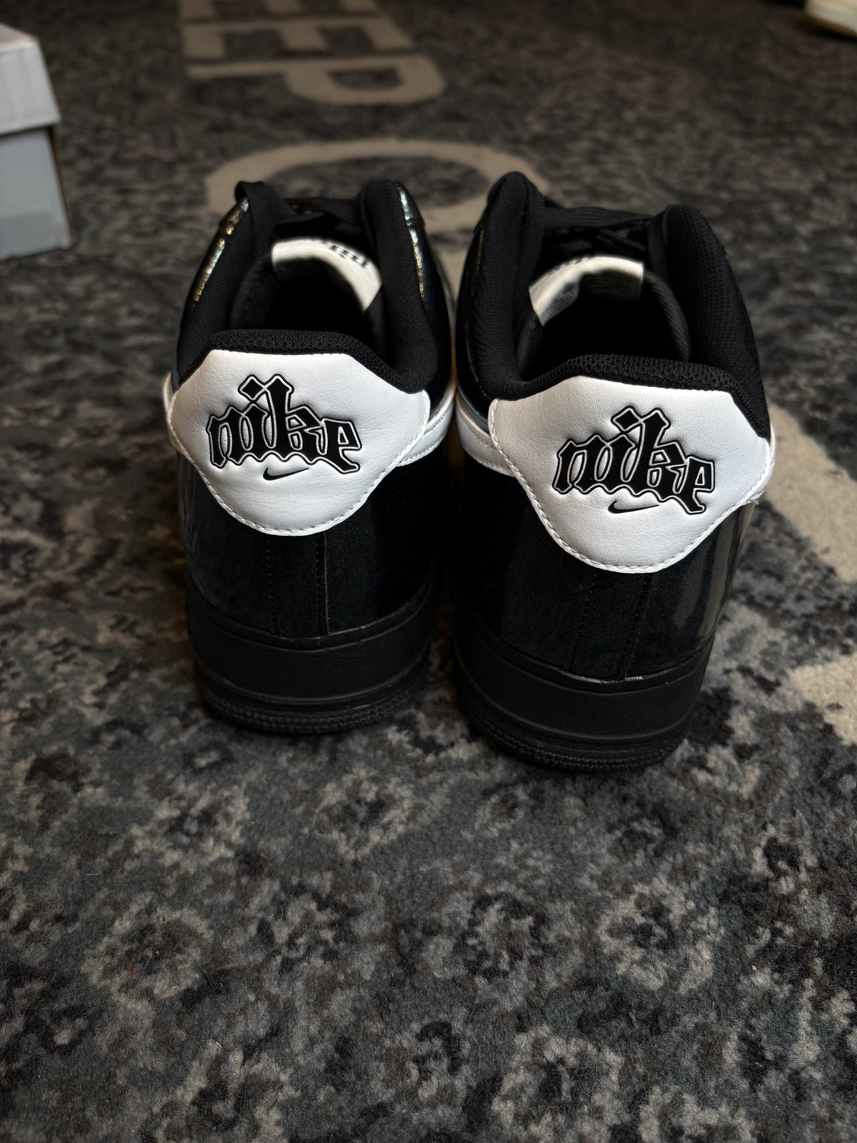 Air Force 1 Low “07 LV8 “Glam Rock Black White”  Vnds Og Size 13