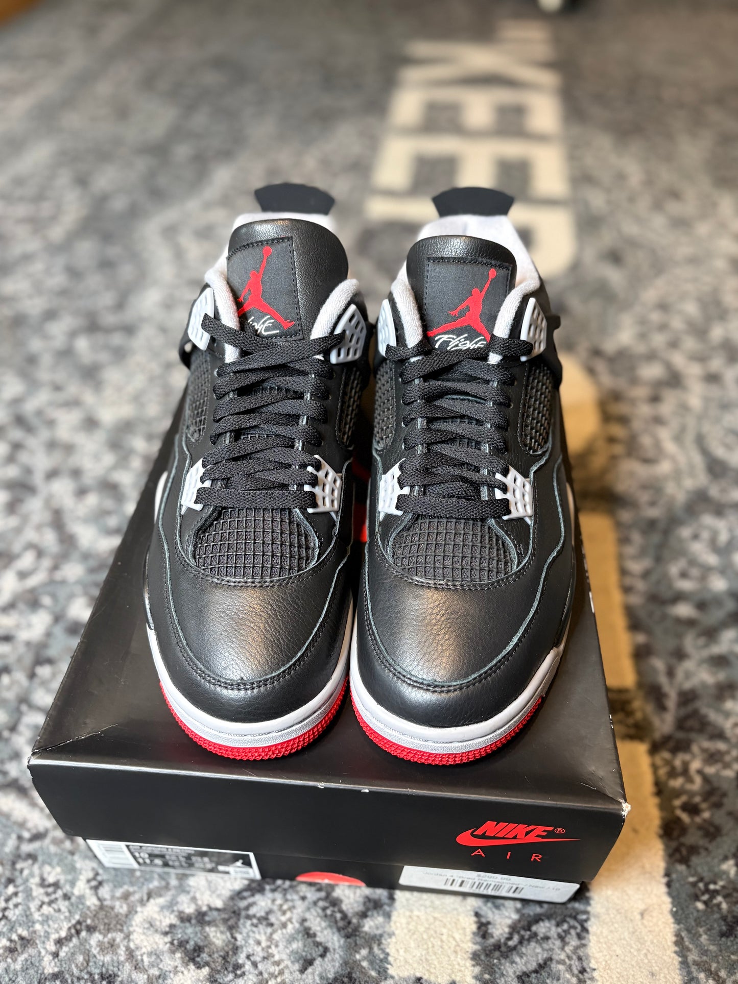Jordan 4 Retro “Reimagined Bred” CLEAN OG SIZE 10