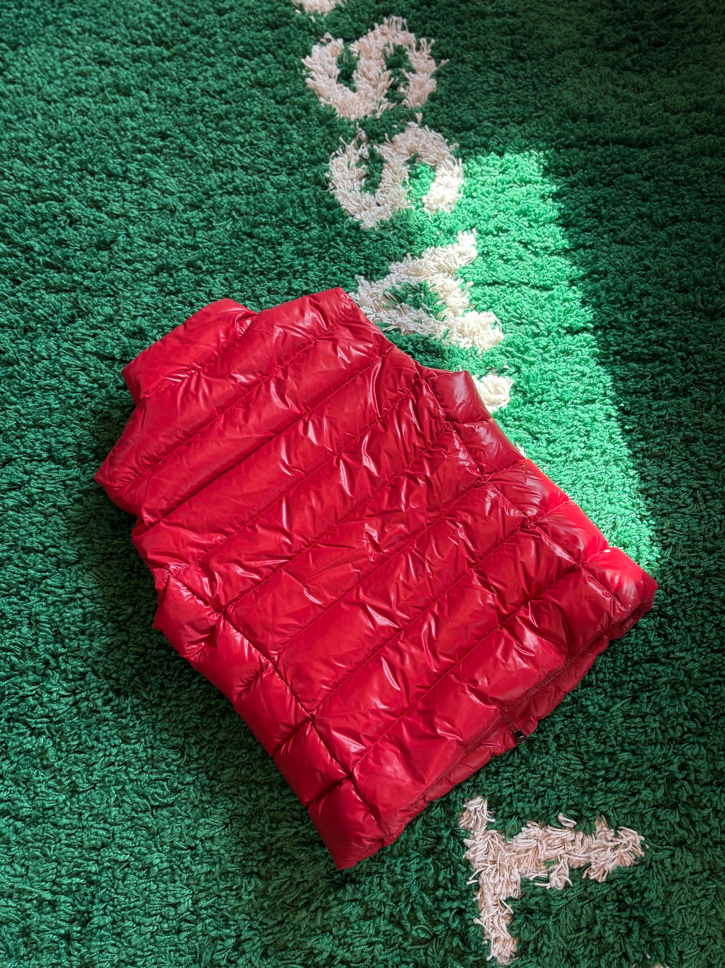 Moncler Vest Red Size XS