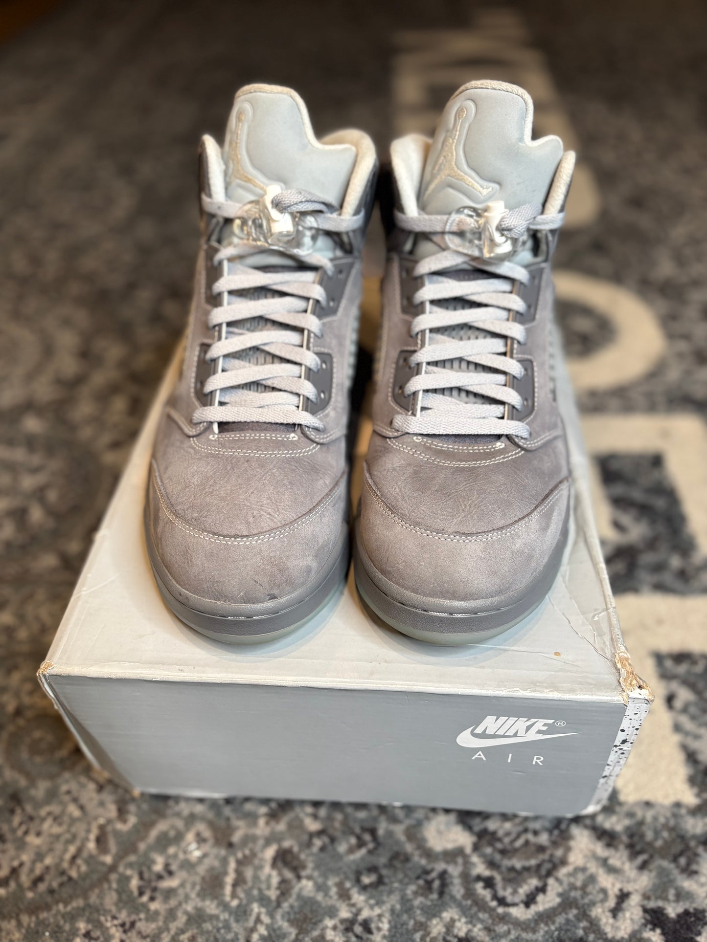Jordan 5 Retro “Wolf Grey” Clean Og Size 12