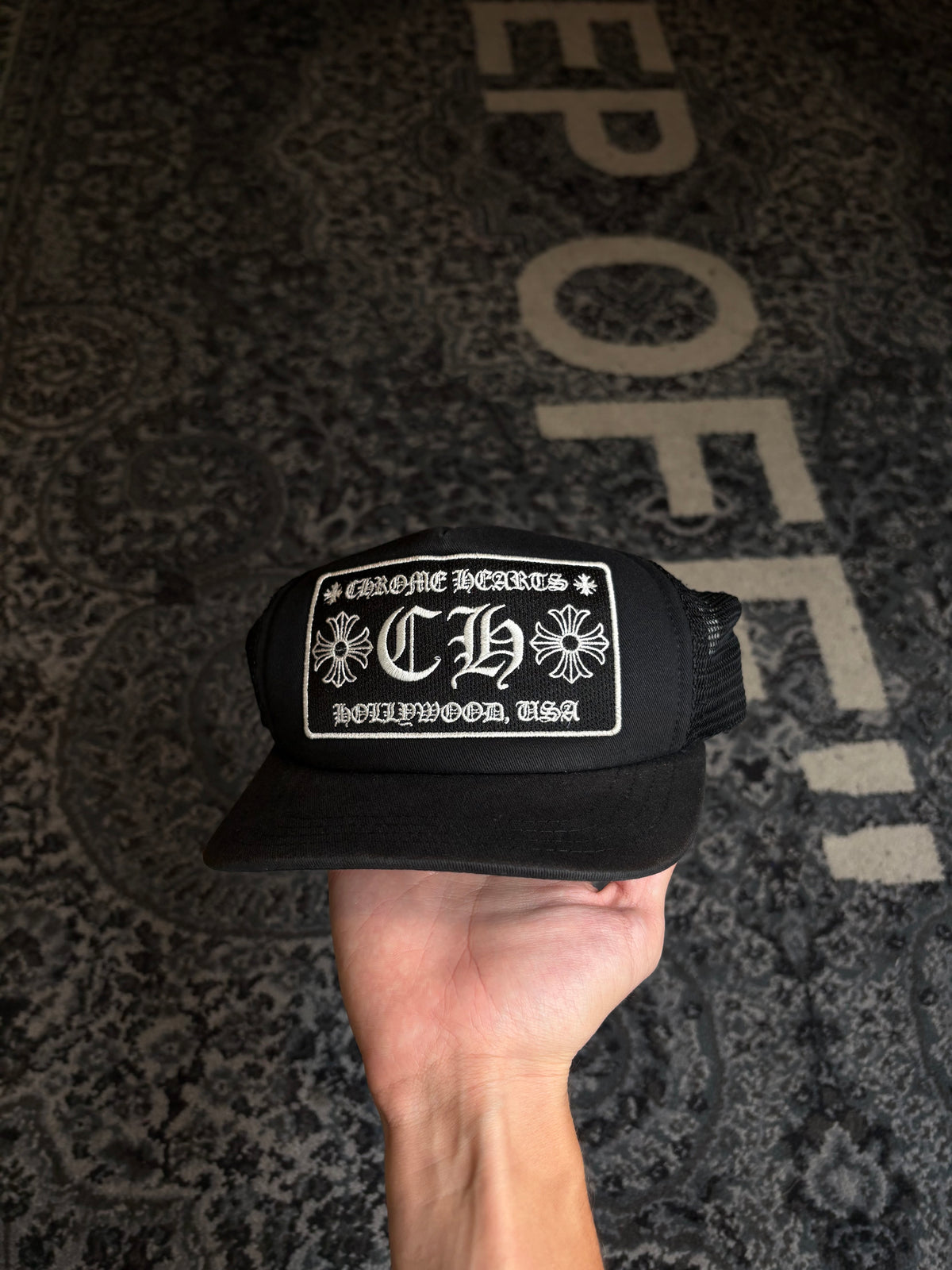 Chrome Hearts Hollywood Trucker Hat