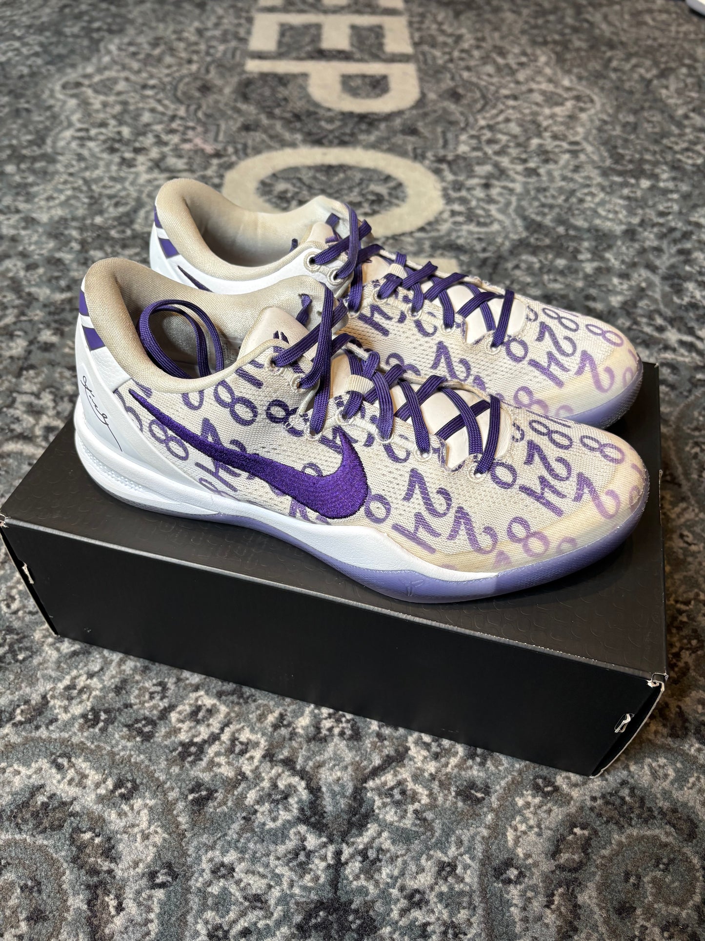 Kobe 8 Protro “Court Purple” Po Og Size 9.5