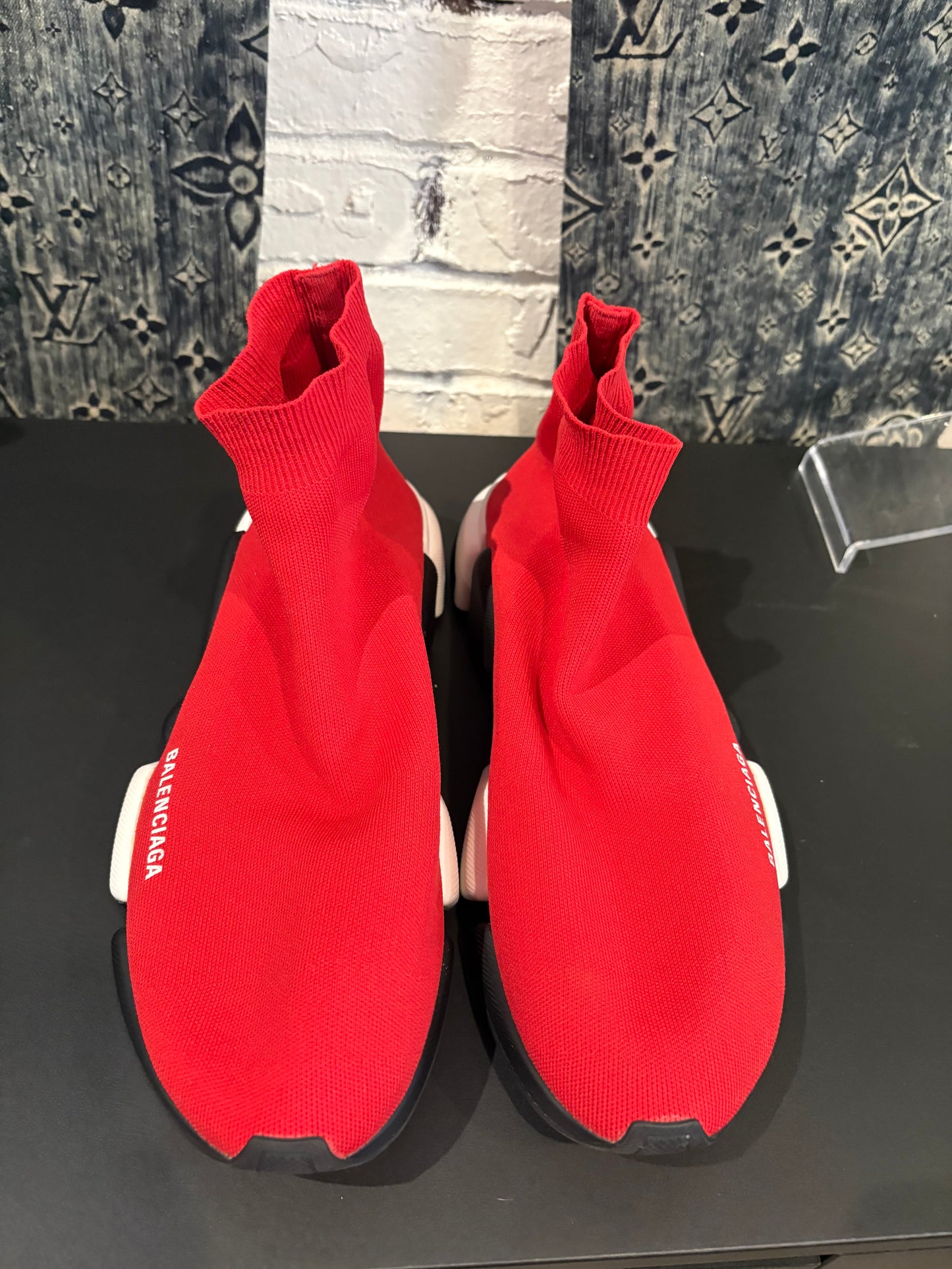 Balenciaga Speed Trainer “Red” CLEAN NB SIZE 11.5(45EU)