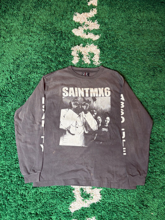 Saint Michael Long Sleeve Gray Size Small