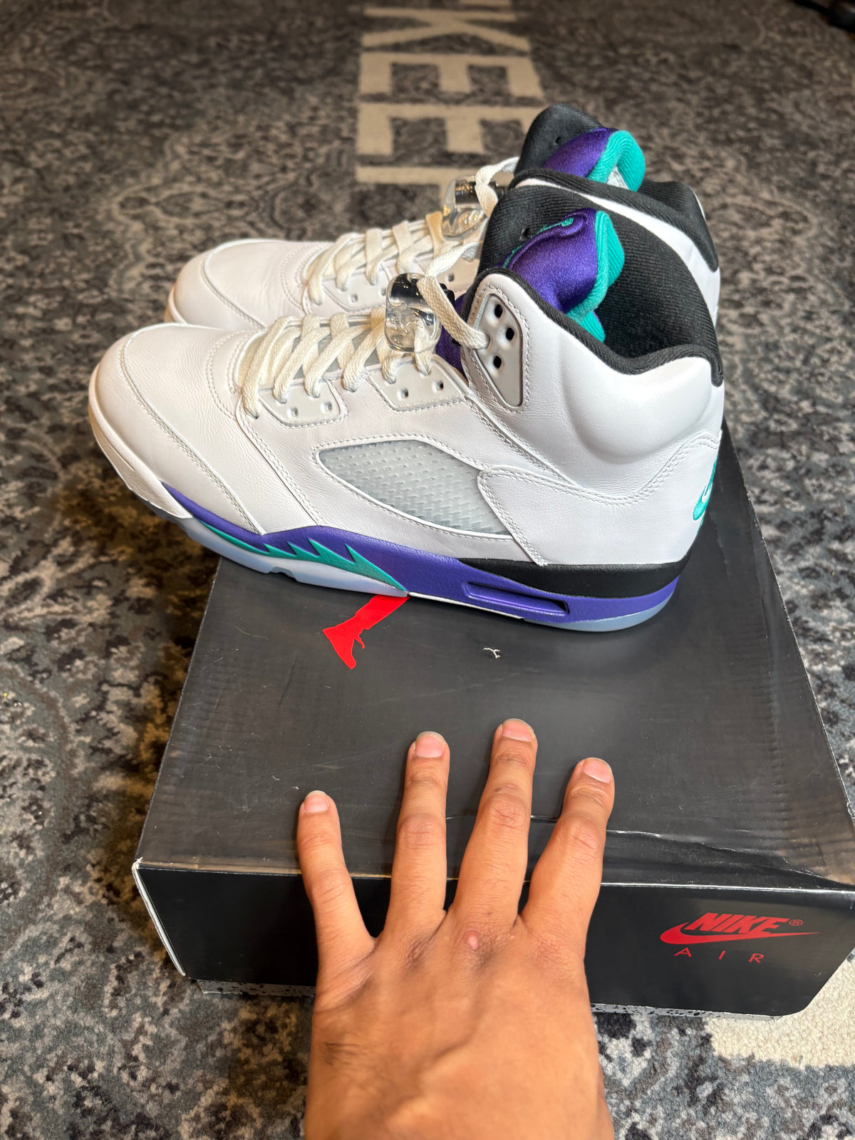 Jordan 5 Retro “Grape” Clean Og Size 11