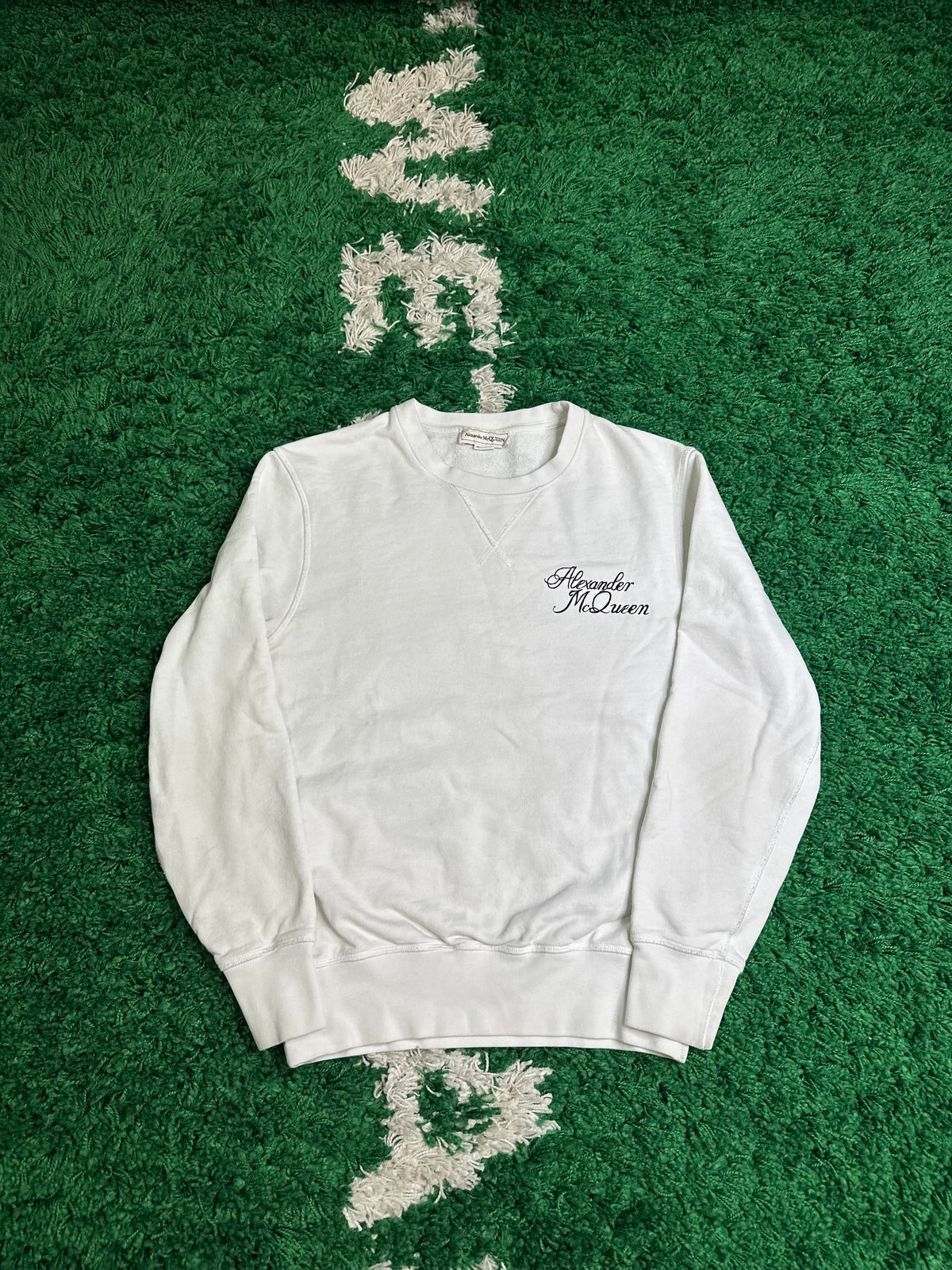 Alexander McQueen Crewneck White Size XS